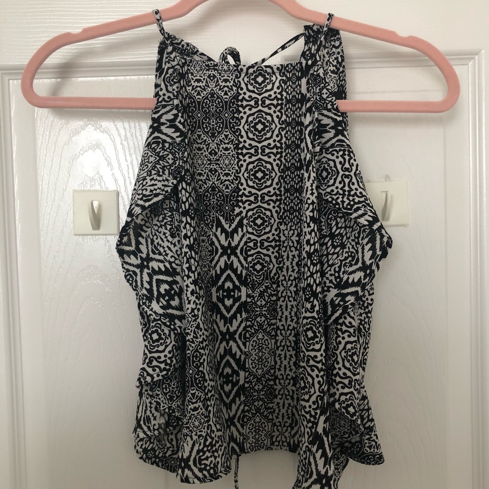 Halter Backless Blouse